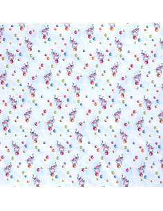 Bomullsjersey Baby Elephants 2