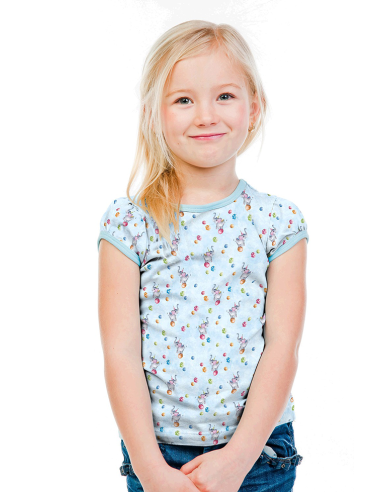 Bomullsjersey Baby Elephants