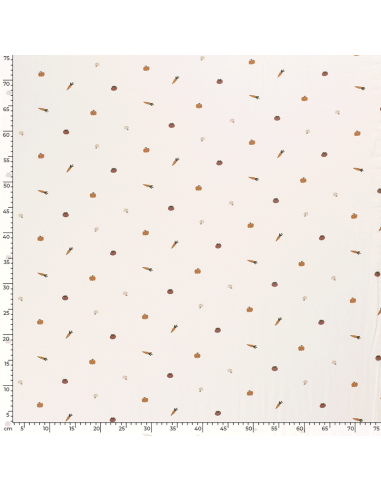 Bomullsjersey Grönsaker