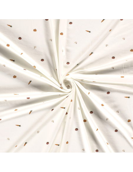 Bomullsjersey Grönsaker