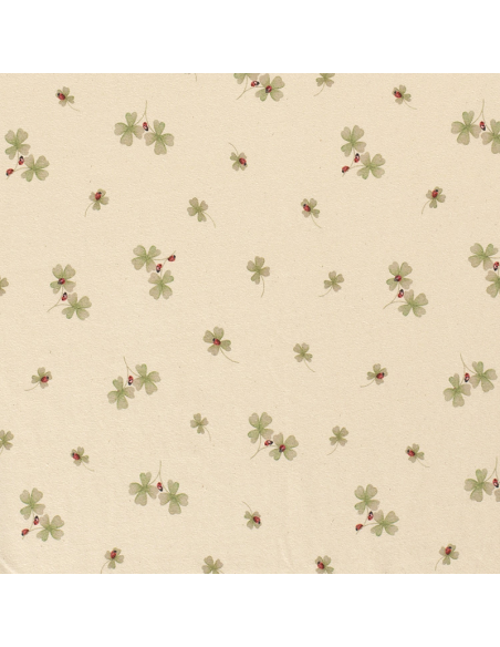 Bomullsjersey Four Leaf Clover