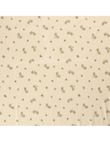 Bomullsjersey Four Leaf Clover