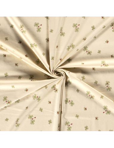 Bomullsjersey Four Leaf Clover