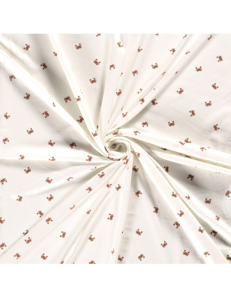 Bomullsjersey Krabbor