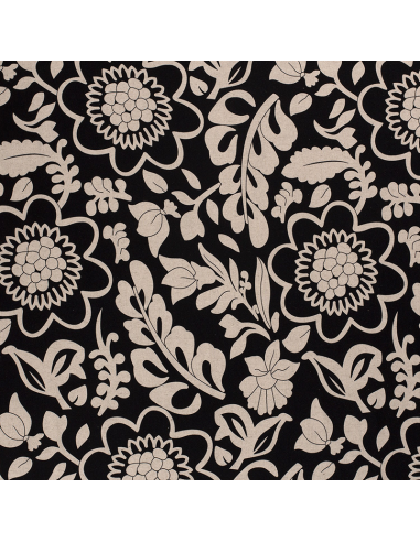 Viskos/Lin 19149 Svart