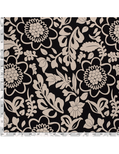 Viskos/Lin 19149 Svart