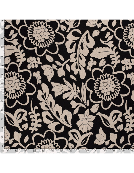 Viskos/Lin 19149 Svart