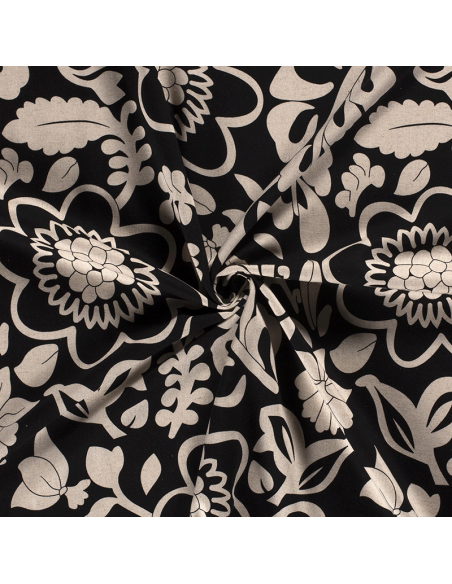 Viskos/Lin 19149 Svart