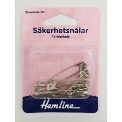 Säkerhetsnålar Blandade stl.