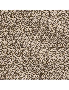 Bomullsjersey Leopard Beige 2