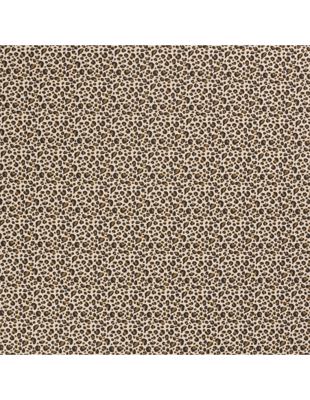 Bomullsjersey Leopard Beige