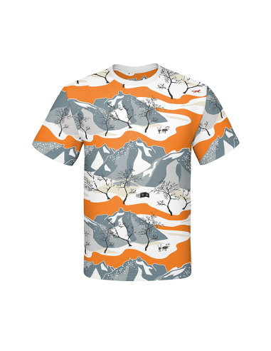 Bomullsjersey Norrland Orange