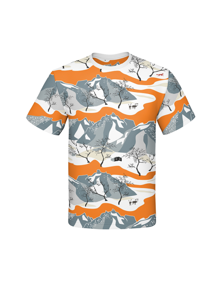 Bomullsjersey Norrland Orange