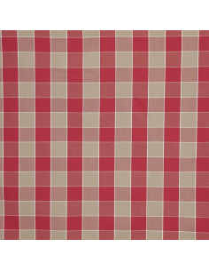 Gripsholmsruta Röd/Beige