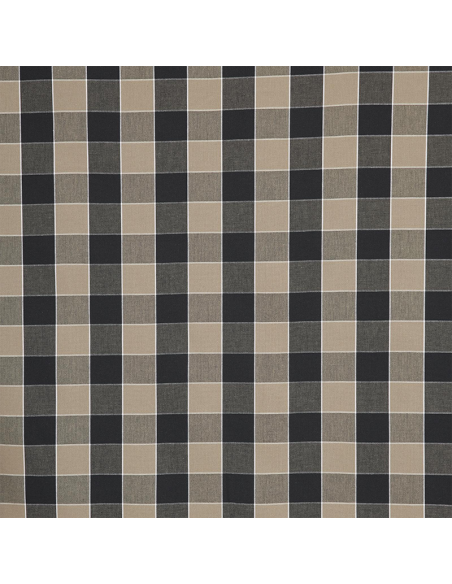 Gripsholmsruta Svart/Beige