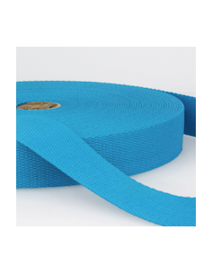 Väskband Bomull 30mm Turkos 20