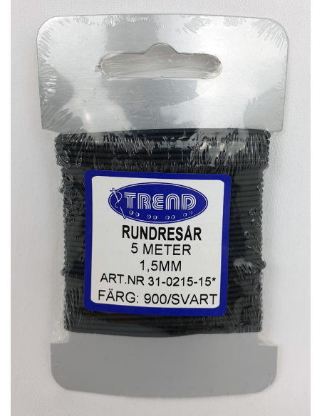 Rundresår Svart