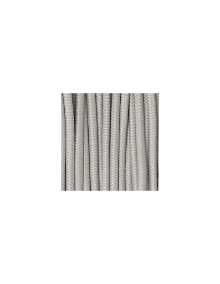 Anoraksnodd Elastisk 3mm Ljusgrå 0016