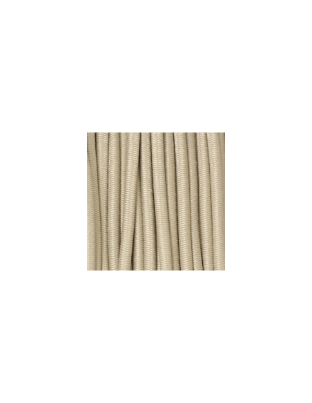 Anoraksnodd Elastisk 3mm Beige 0751