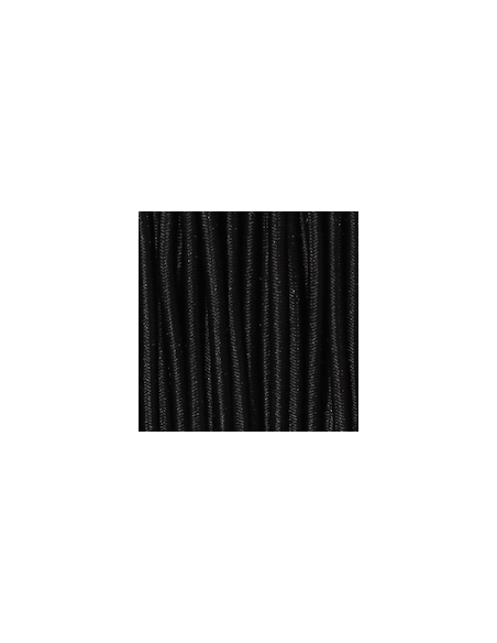 Anoraksnodd Elastisk 3mm Svart 0015