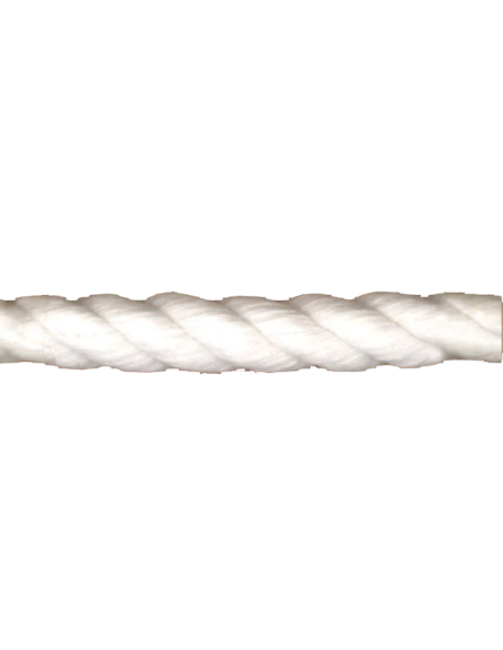 Tvinnad Snodd 9mm Vit 450