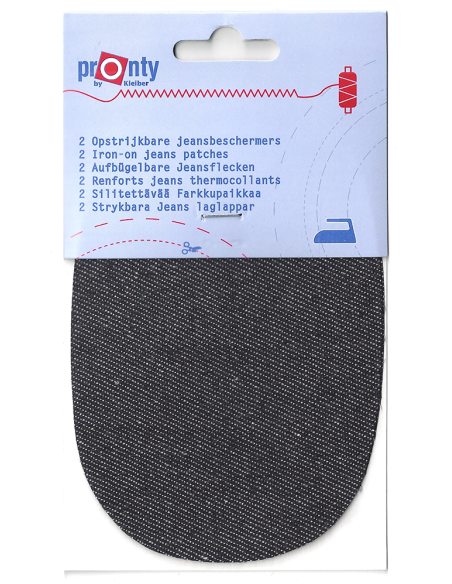 Laglapp Jeans Svart 090