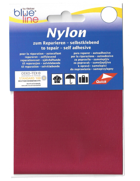 Nylonlaglapp Vinröd 015