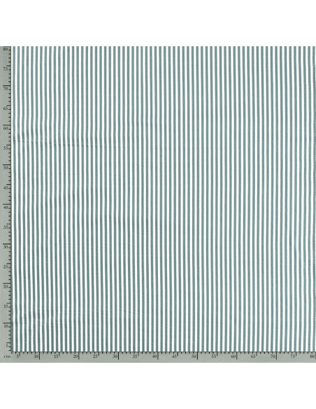 Bomullspoplin Printed Stripes 122