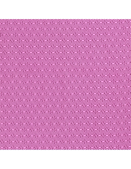 Bomullspoplin Mille Fleur Geometric 12