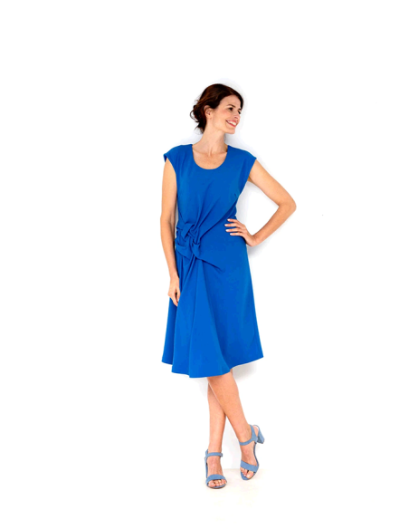 Crepe Enfärgad 2773 Koboltblå 5