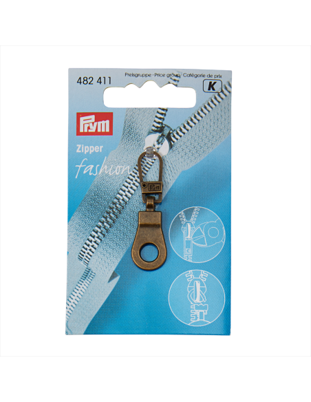Prym Blixtlåsdekor Classic Brons
