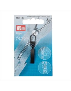 Prym Blixtlåsdekor Slim Svart