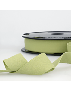Bomullsband 00107 Ljusgrön 010