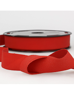 Bomullsband 00107 Röd 008
