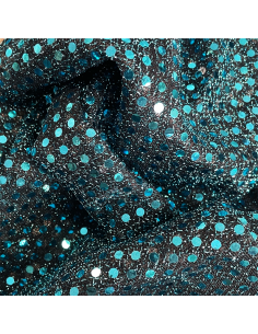 Små Paljetter Svart/Blåturkos