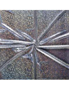 Lamé Foiled Snakes Silver 70