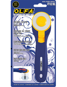 OLFA Rullkniv 45mm Mörkblå