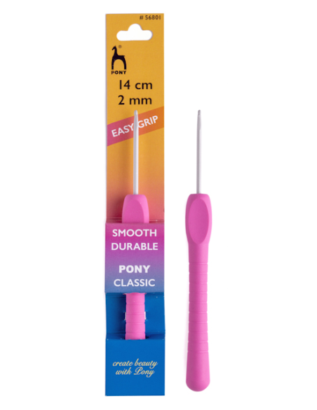 Pony Virknål Easy Grip 2mm