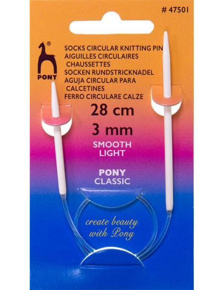 Pony Rundsticka 28cm 3mm