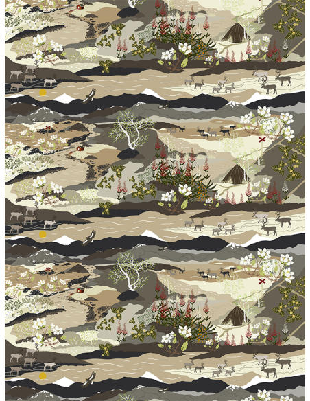 Gardintyg Fjällvandring Natural