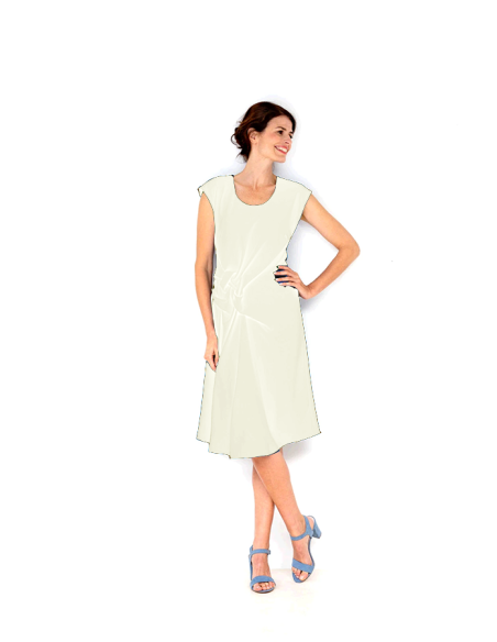 Crepe Enfärgad 2773 Offwhite 51