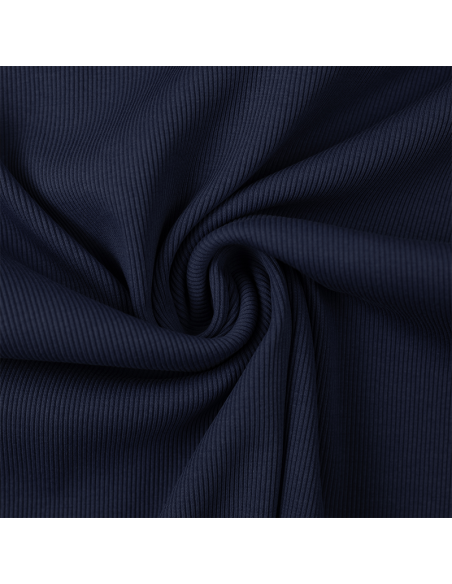 Ribbad Muddväv Tessa Marinblå 597