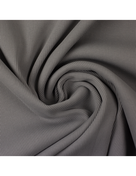 Ribbad Muddväv Tessa Grå 183