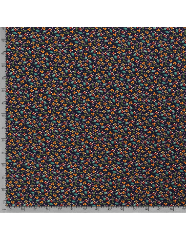 Bomullsjersey 16363 Mörkblå