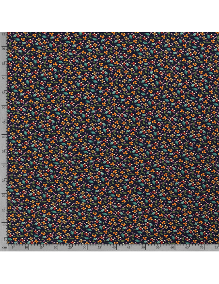 Bomullsjersey 16363 Mörkblå