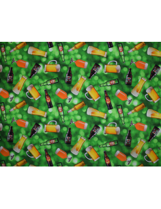 Bomullsjersey Beer Grön