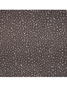 Bomullsjersey Dots Brown