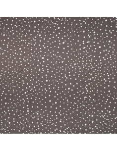 Bomullsjersey Dots Taupe