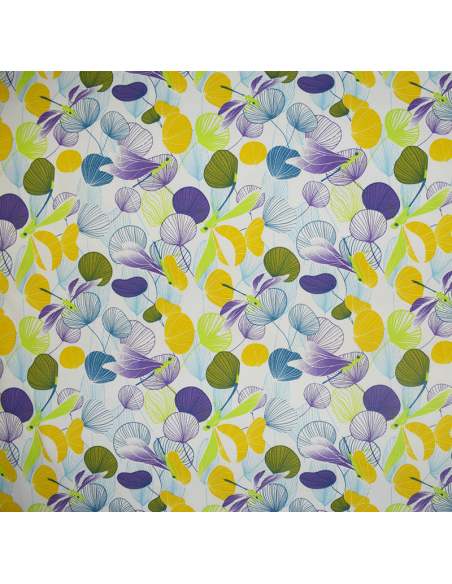 Bomullsjersey Dragonflies Lilac