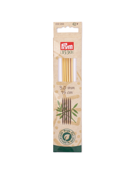 Prym Strumpstickor Bambu 3mm